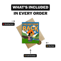 I've Got Your Back Greeting Card - SprouhtSprouht