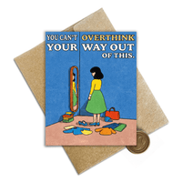Overthinking Greeting Card - SprouhtSprouht