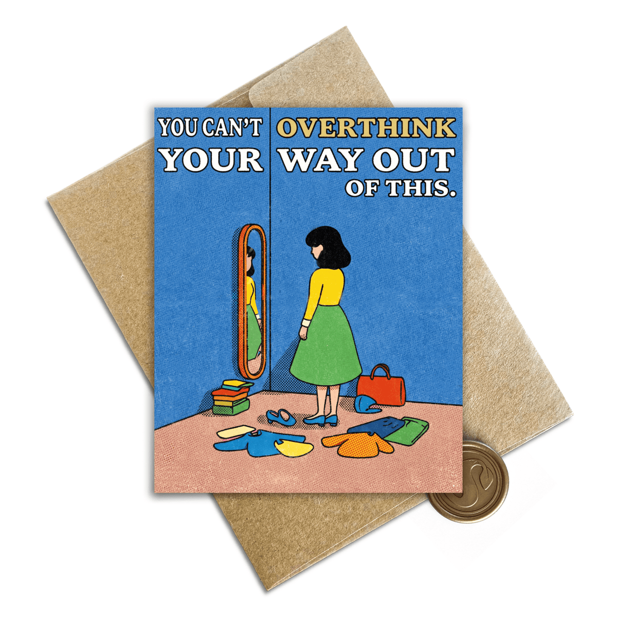 Overthinking Greeting Card - SprouhtSprouht