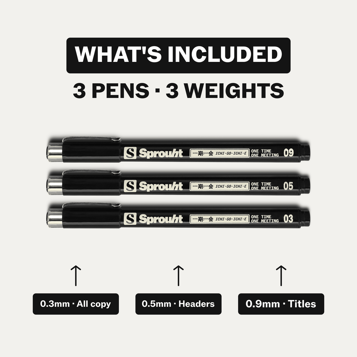 Japanese Pen Set - SprouhtSprouht